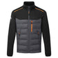 Portwest Gevoerde Regenkleding Alle Weersomstandigheden Jack S381 hybride baffle zwart(BK)