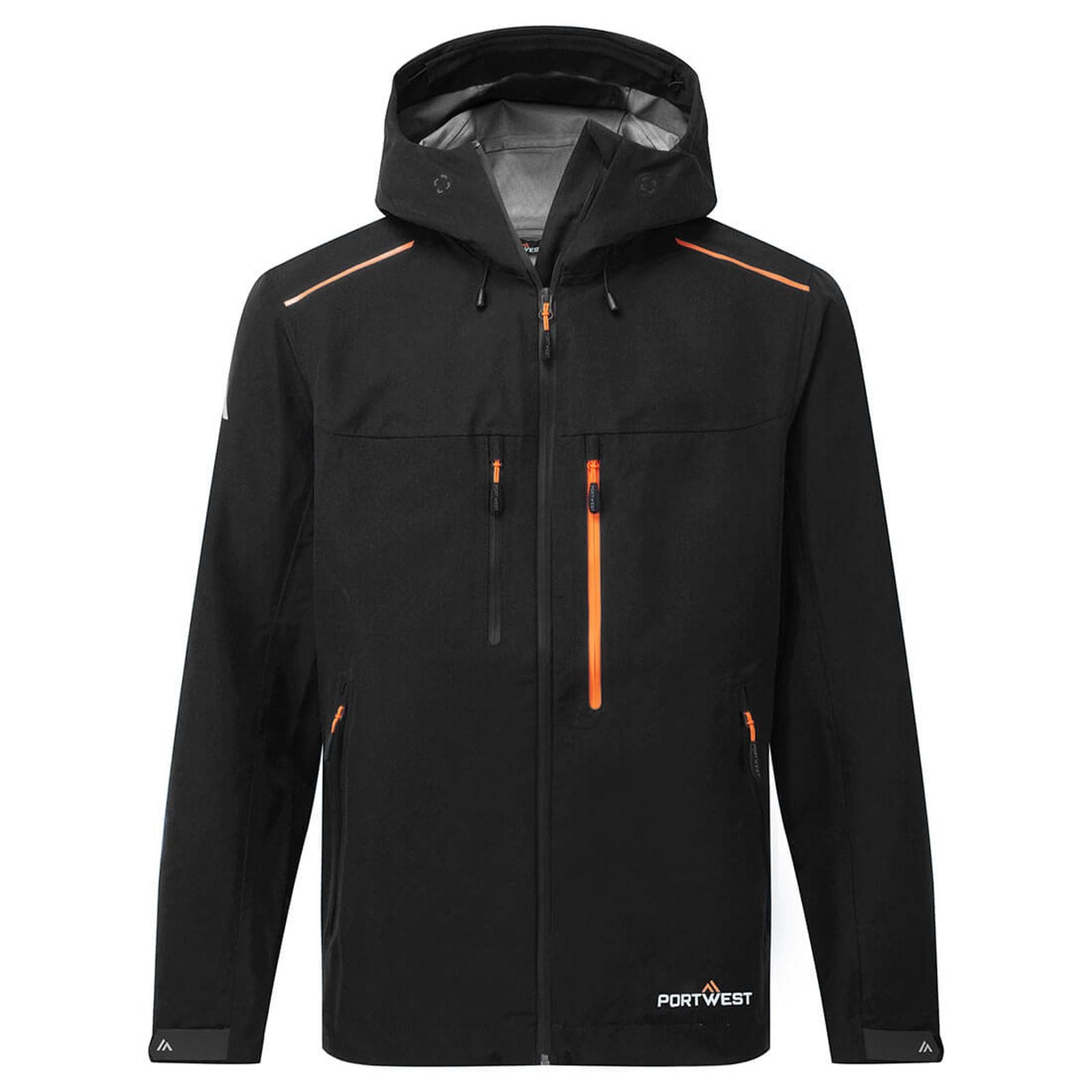 Portwest Klassieke Regenkleding Alle Weerstomstandigheden Regenjas S385 Shell zwart(BK)
