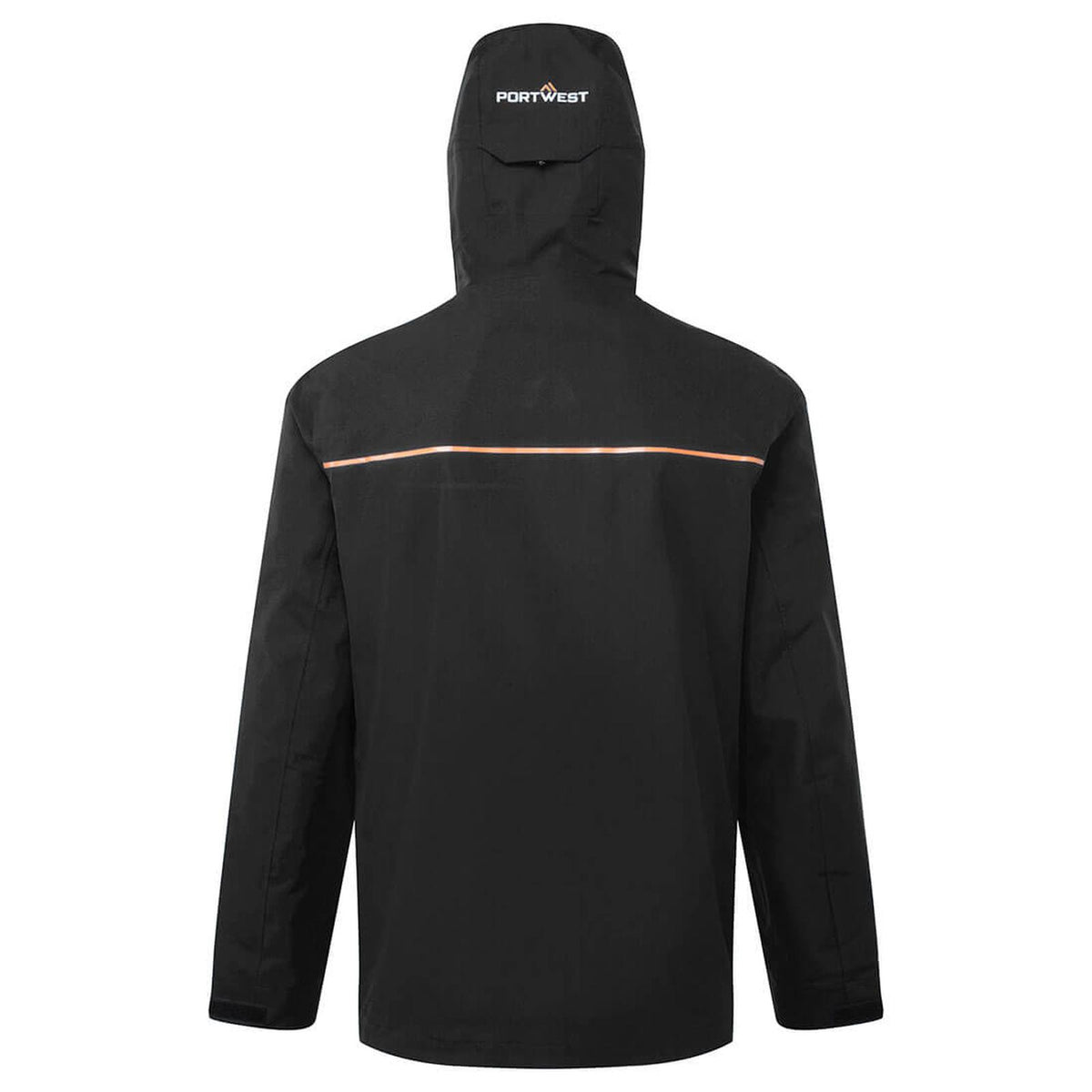 Portwest Klassieke Regenkleding Bescherming Tegen Alle Weersomstandigheden Regenjas S385 Shell zwart(BK)