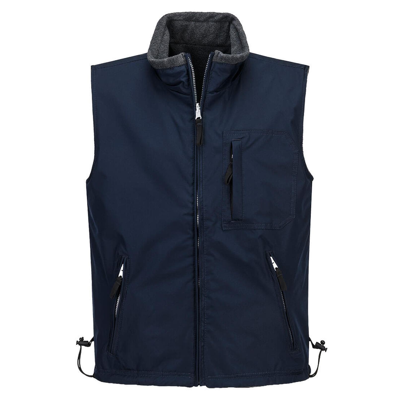 Portwest Bodywarmers Werkkleding Bodywarmer S418 RS omkeerbaar donker marineblauw(NV)
