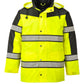 Portwest 300D Industrie Hi-Vis Hoge zichtbaarheid Jack S462 Klassiek Tweekleuren geel(YE)