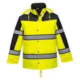 Portwest 300D Industrie Hi-Vis Hoge zichtbaarheid Jack S462 Klassiek Tweekleuren geel(YE)