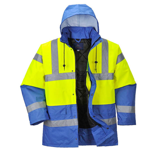 Portwest Jassen S466 geel-koningsblauw(YR)