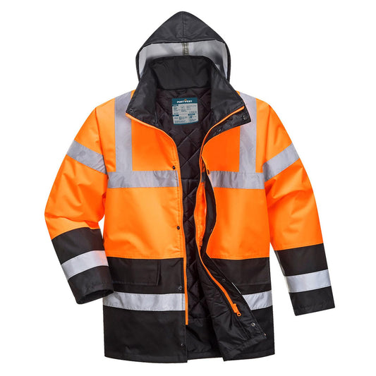 Portwest Jassen S467 oranje-zwart(OB)