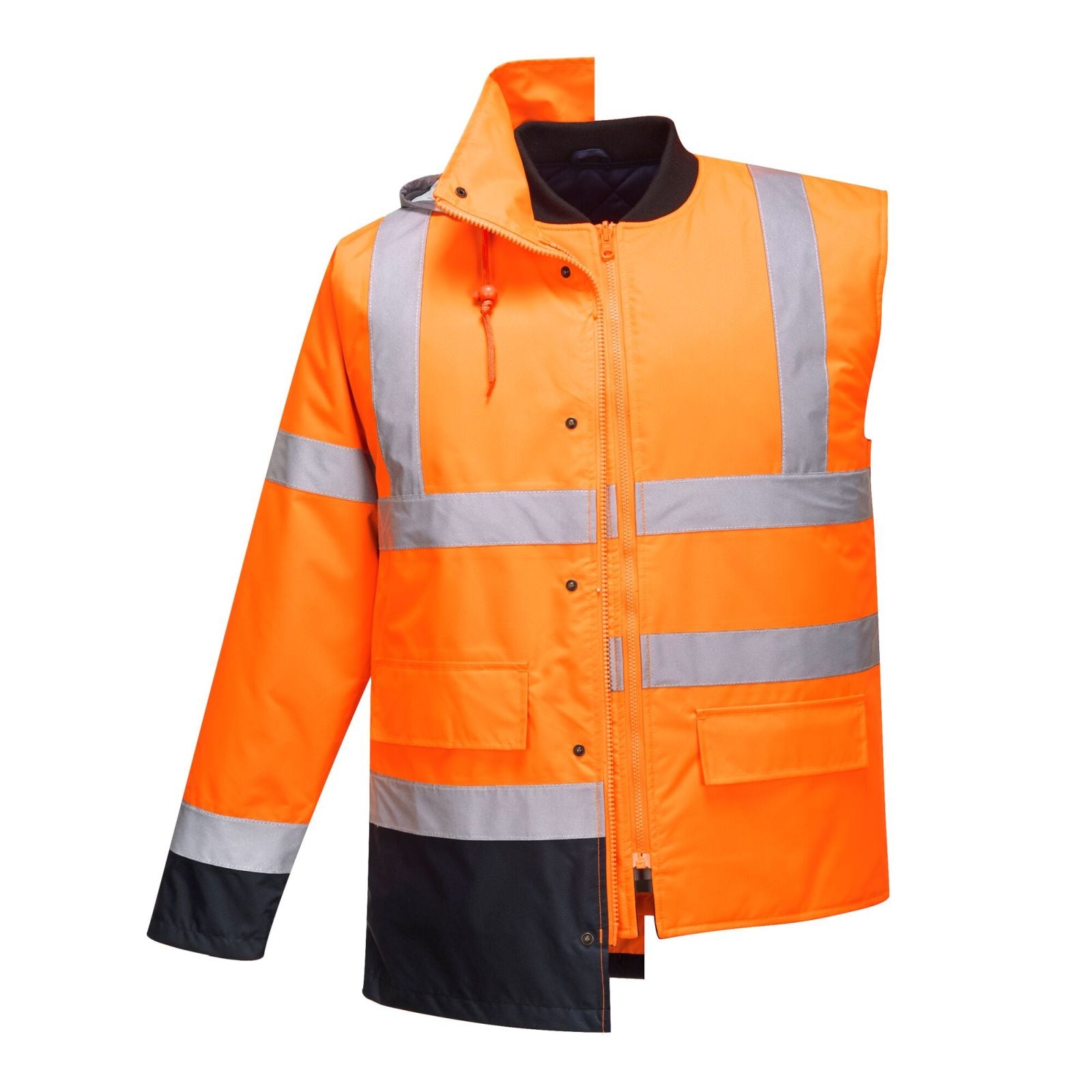 Portwest Jassen S471 oranje-marineblauw(ON)