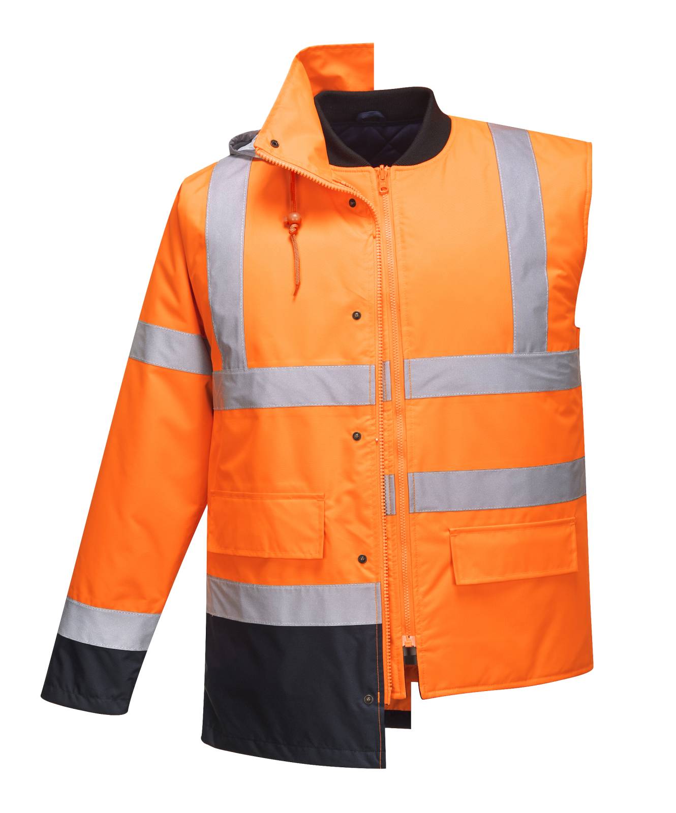 Portwest Jassen S471 oranje-marineblauw(ON)