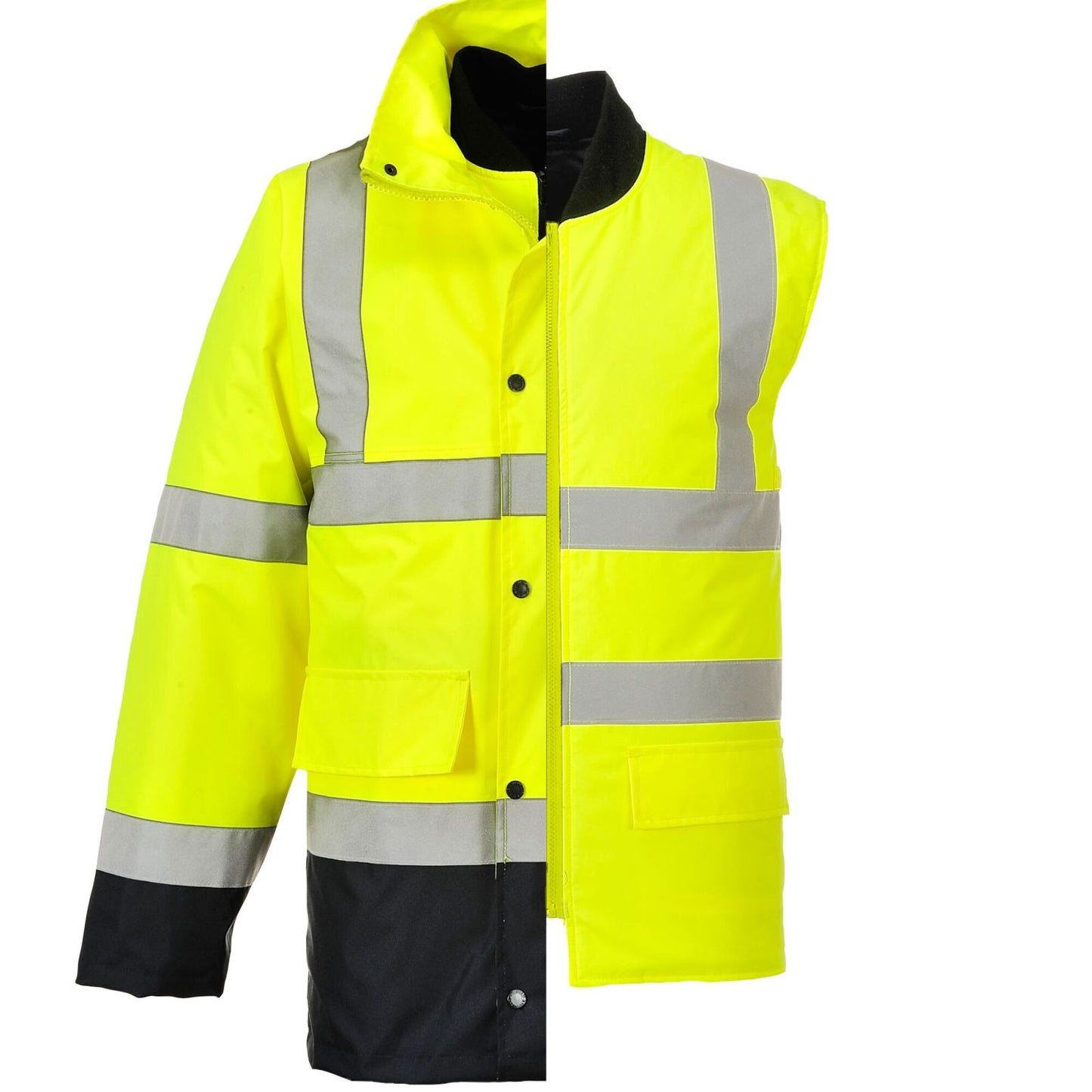 Portwest Jassen S471 geel-marineblauw(YN)