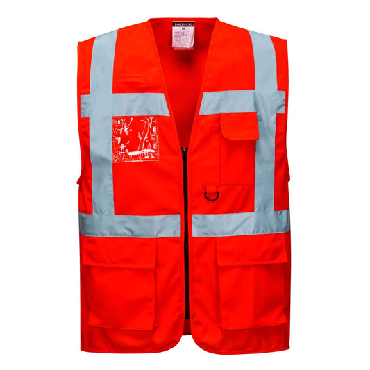 Portwest Vesten S476 HiVis rood(RE)