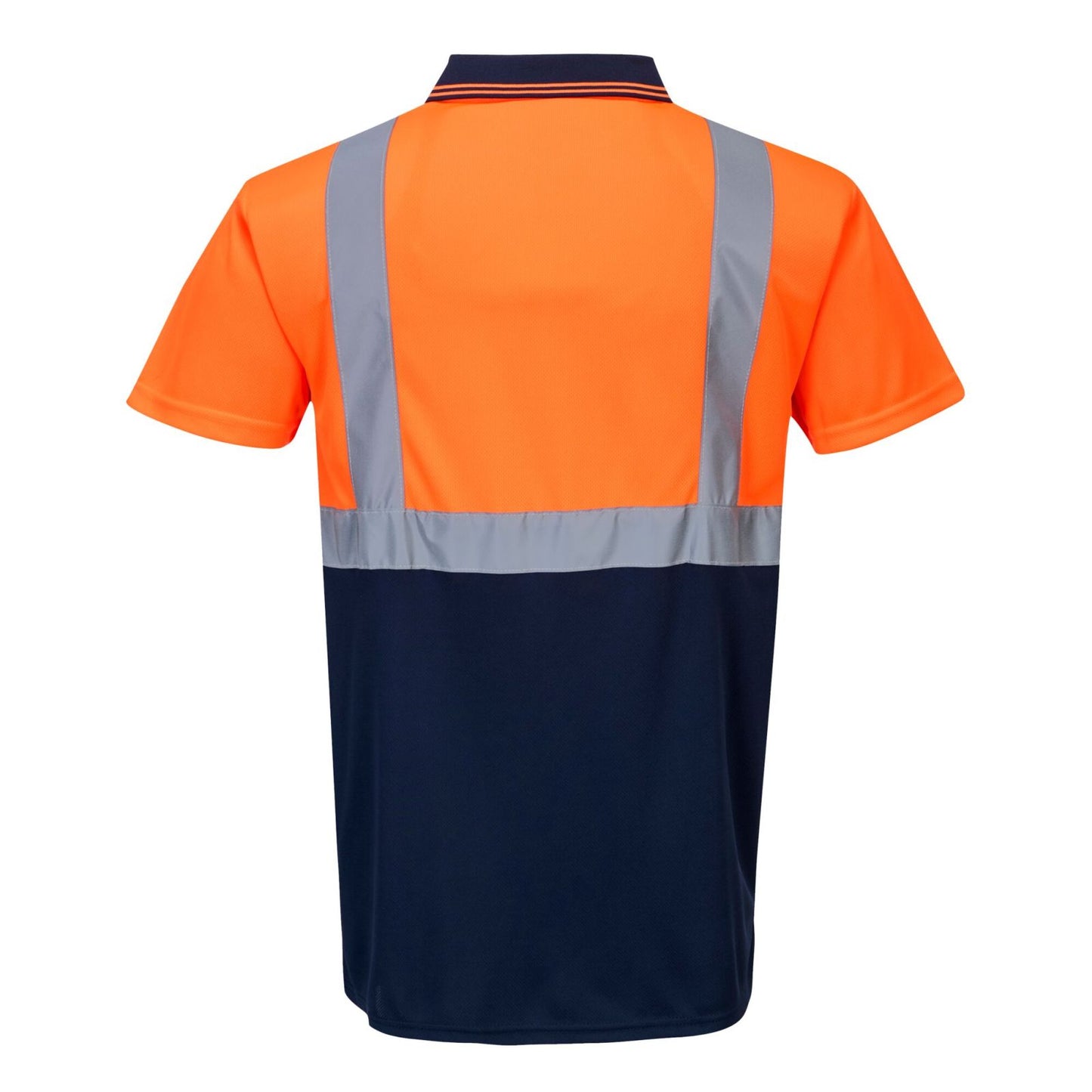 Portwest Poloshirts S479 HiVis UPF50+ UV oranje-marineblauw(ON)