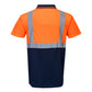 Portwest Poloshirts S479 HiVis UPF50+ UV oranje-marineblauw(ON)