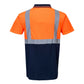 Portwest Poloshirts S479 HiVis UPF50+ UV oranje-marineblauw(ON)