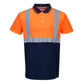 Portwest Poloshirts S479 HiVis UPF50+ UV oranje-marineblauw(ON)