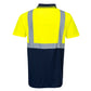 Portwest Poloshirts S479 HiVis UPF50+ UV geel-marineblauw(YN)