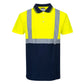 Portwest Poloshirts S479 HiVis UPF50+ UV geel-marineblauw(YN)
