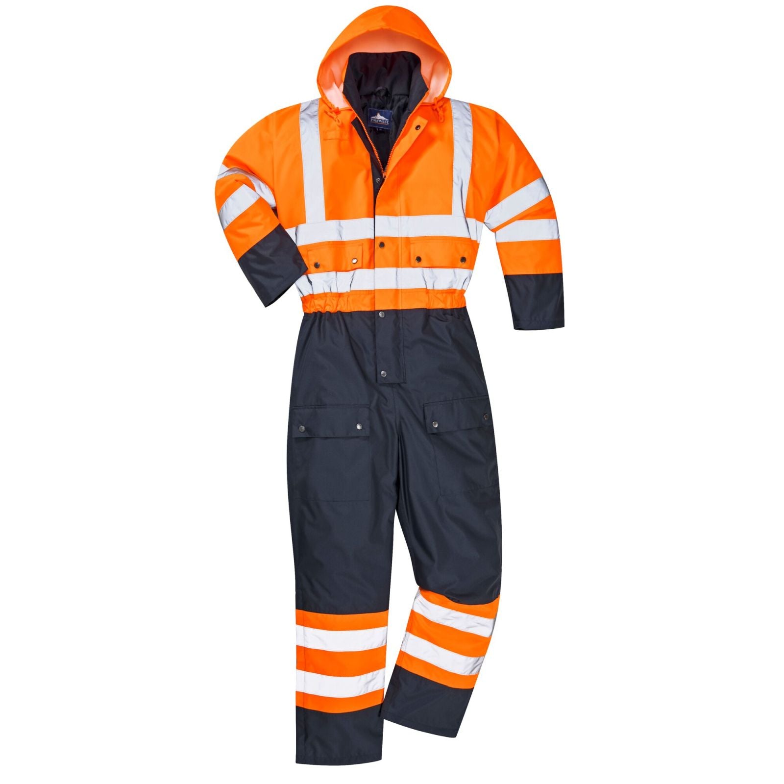 Portwest Overalls S485 oranje-marineblauw(ON)