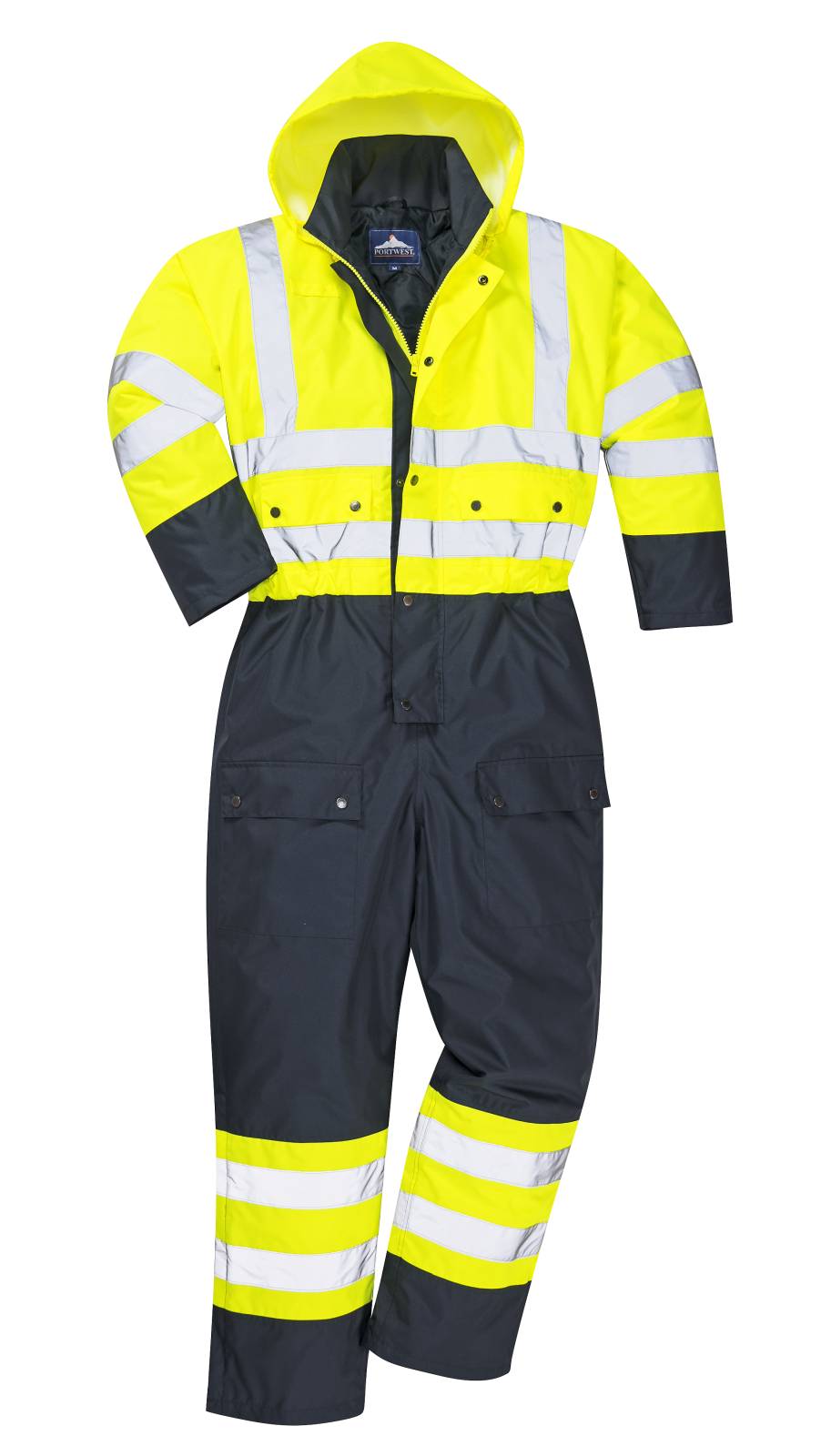 Portwest Overalls S485 geel-marineblauw(YN)