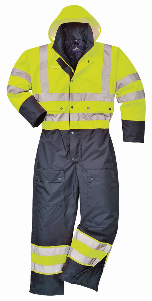 Portwest Overalls S485 geel-marineblauw(YN)