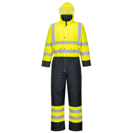 Portwest Overalls S485 geel-marineblauw(YN)