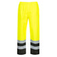 Portwest 300D Industrie Hi-Vis Hoge zichtbaarheid Broek S486 Hi-Vis Tweekleuren geel-zwart(YB)