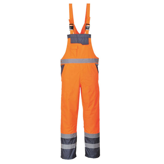 Portwest Am. Overalls S488 HiVis UPF50+ UV oranje-marineblauw(ON)