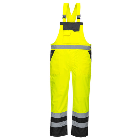Portwest Am. Overalls S488 HiVis UPF50+ UV geel-zwart(YB)