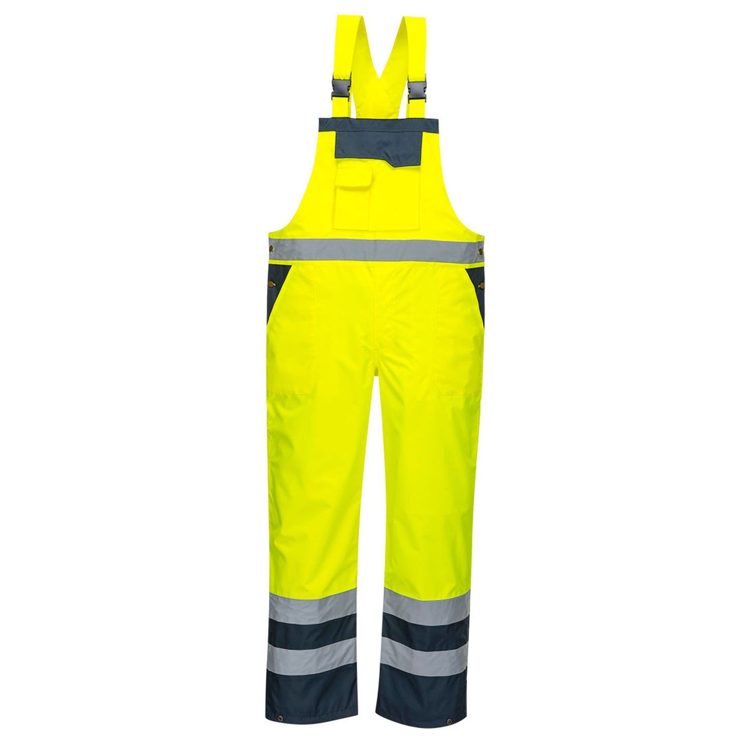 Portwest Am. Overalls S488 HiVis UPF50+ UV geel-marineblauw(YN)