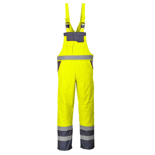 Portwest Am. Overalls S488 HiVis UPF50+ UV geel-marineblauw(YN)