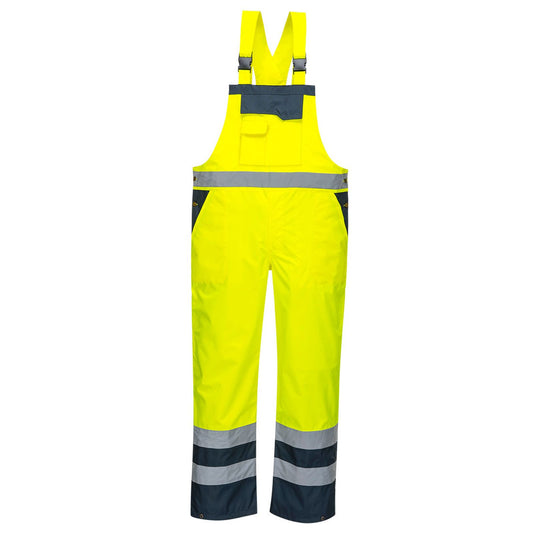 Portwest Am. Overalls S488 HiVis UPF50+ UV geel-marineblauw(YN)