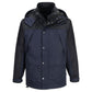 Portwest Klassieke Regenkleding Bescherming Tegen Alle Weersomstandigheden Jack S532 Orkney 3-in-1 ademend donker marineblauw(NV)