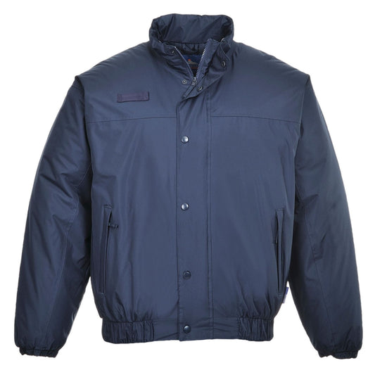 Portwest Gevoerde Regenkleding Alle Weersomstandigheden Bomberjack S533 Falkirk marineblauw(NA)