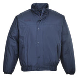 Portwest Gevoerde Regenkleding Alle Weersomstandigheden Bomberjack S533 Falkirk marineblauw(NA)