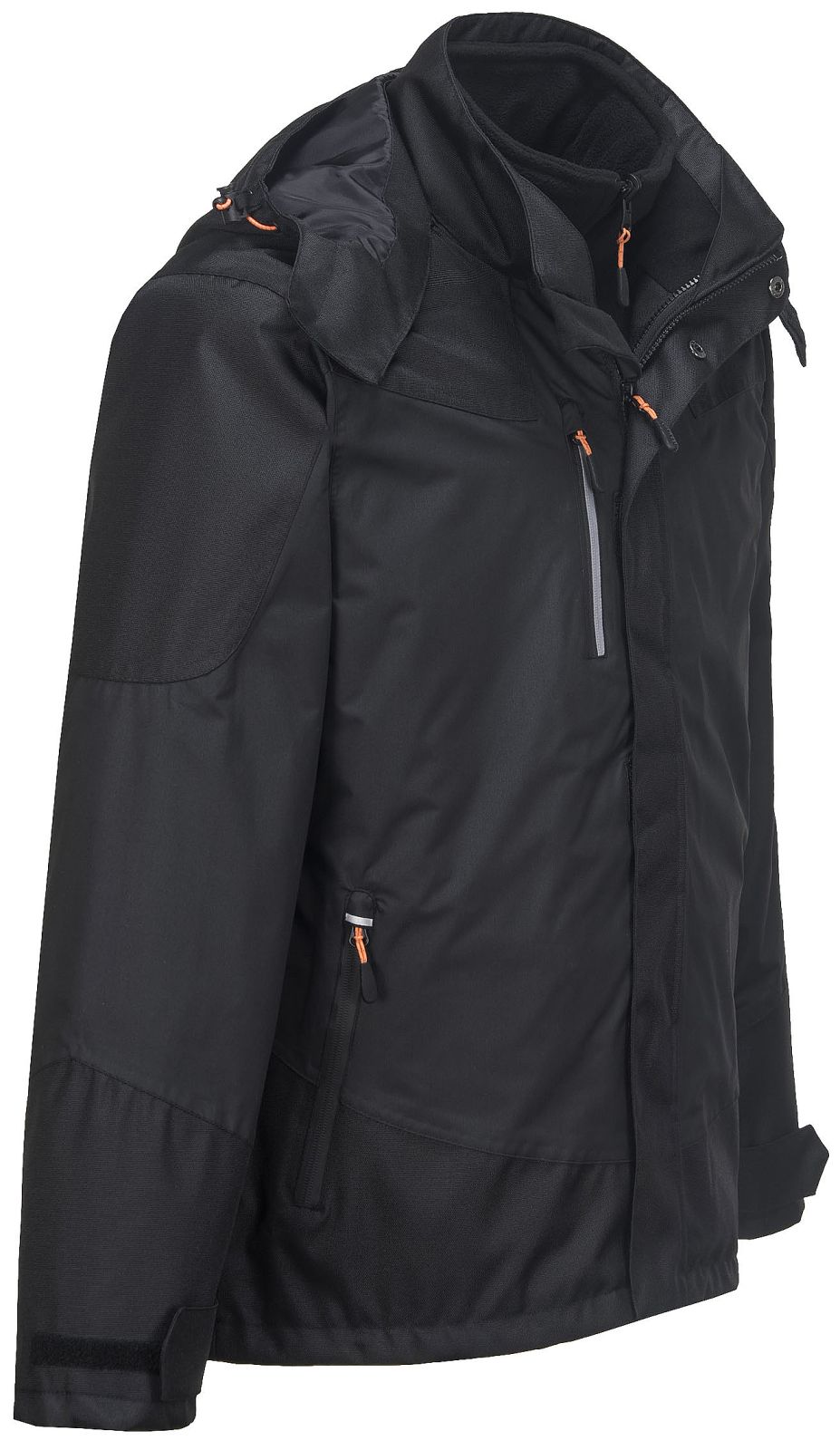 Portwest Jassen S553 Waterdicht Uitneembaar fleecevest zwart(BK)