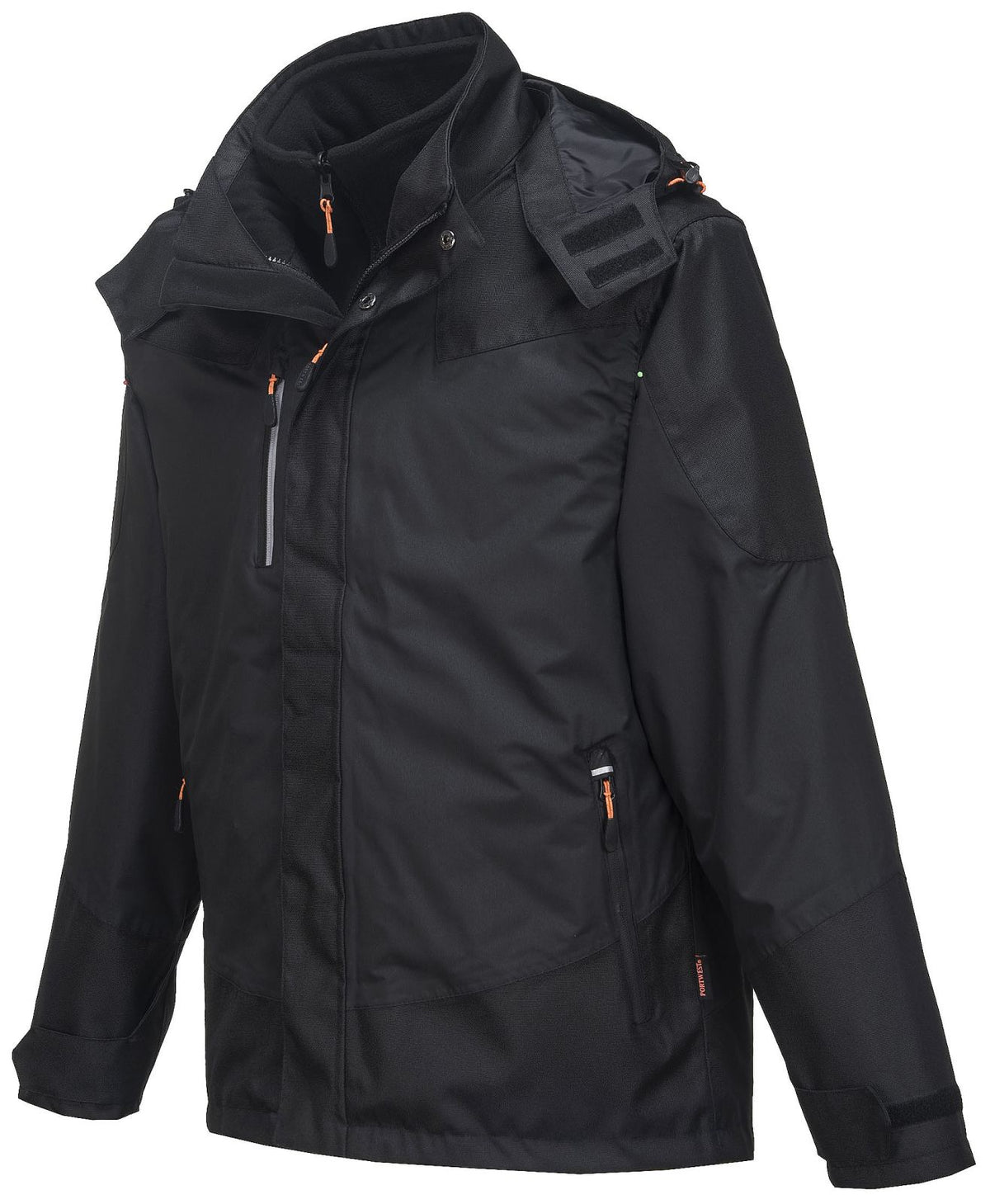 Portwest Jassen S553 Waterdicht Uitneembaar fleecevest zwart(BK)