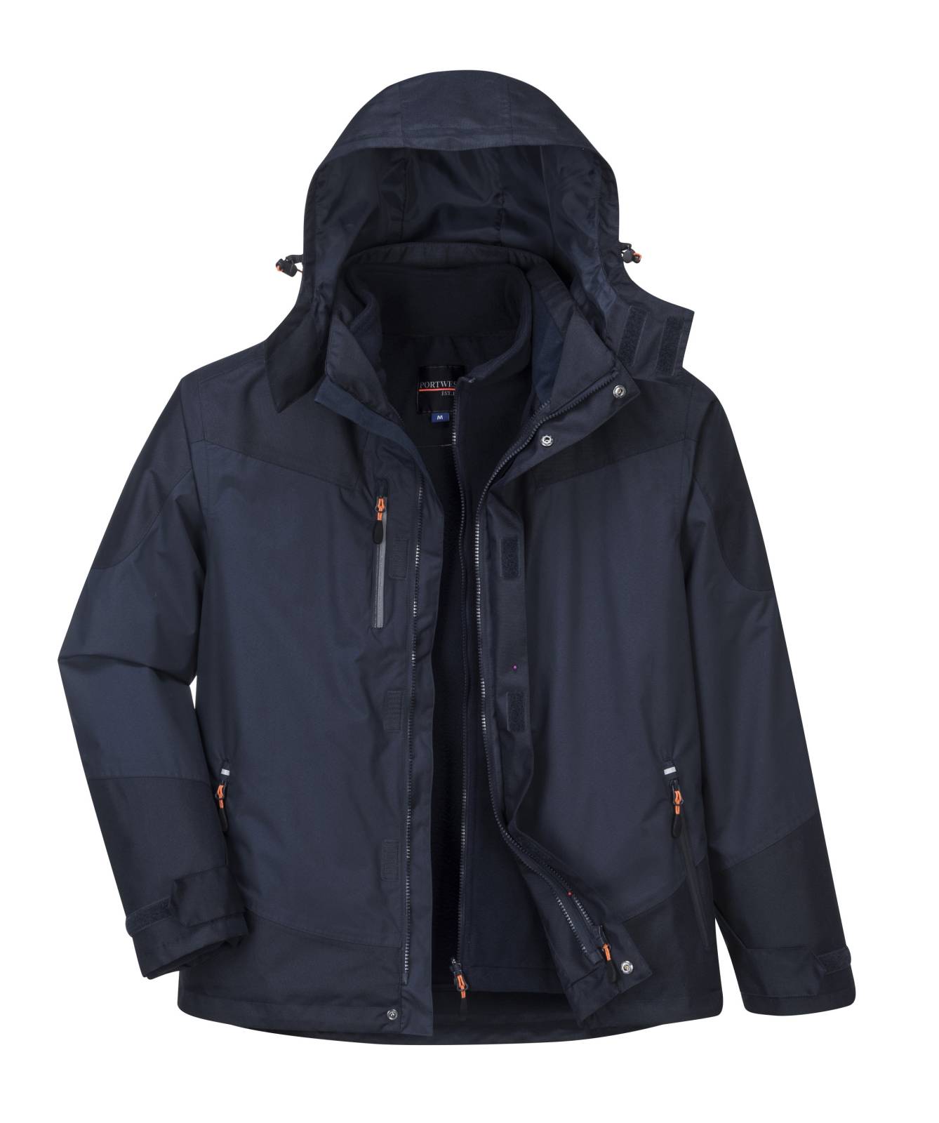 Portwest Jassen S553 Waterdicht Uitneembaar fleecevest donker marineblauw(DN)