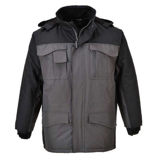Portwest Jassen S562 Waterdicht zwart-grijs(BY)
