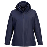 Portwest Dames regenkleding Bescherming Tegen Alle Weersomstandigheden Jack S574 Dames 3-in-1 donker marineblauw(NV)