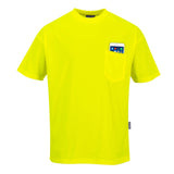 Portwest Day-Viz Werkkleding T-shirt S578 Day-vis korte mouw geel(YE)