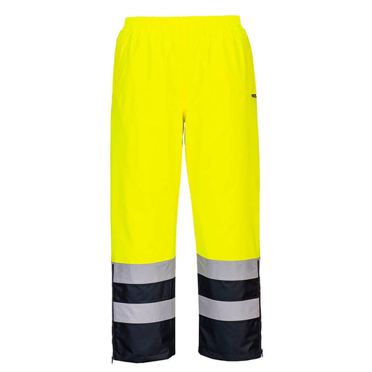 Portwest Broeken S598 Hi-Vis geel-marineblauw(YN)