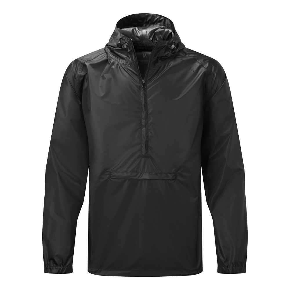 Portwest Regenjack S603 Opvouwbaar Over Hoofd zwart(BK)