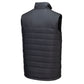 Portwest Klassieke Regenkleding Bescherming Tegen Alle Weersomstandigheden Gilet S606 professioneel gevoerd baffle metaalgrijs(MG)