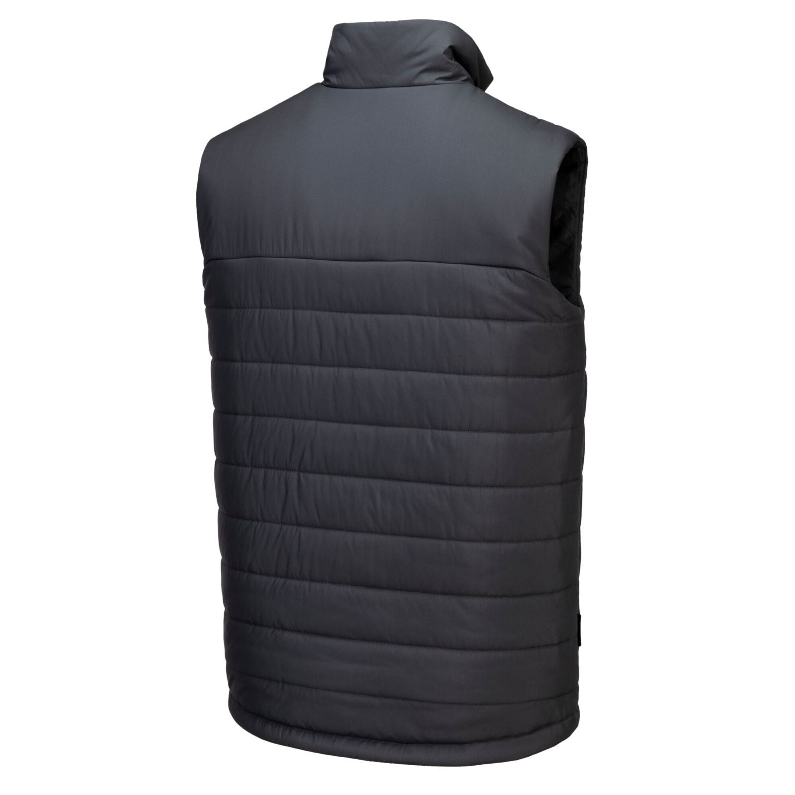 Portwest Klassieke Regenkleding Bescherming Tegen Alle Weersomstandigheden Gilet S606 professioneel gevoerd baffle metaalgrijs(MG)