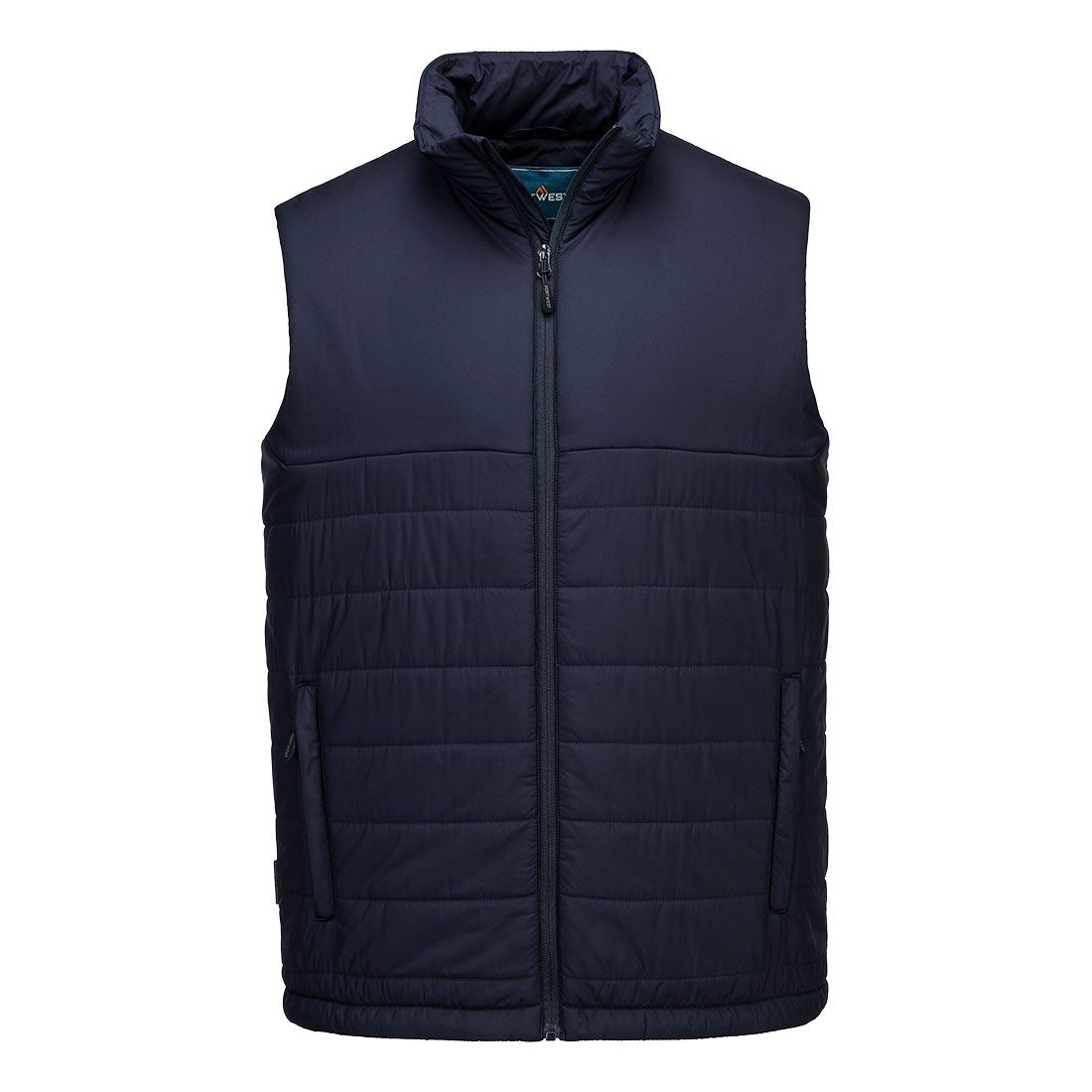 Portwest Klassieke Regenkleding Alle Weersomstandigheden Gilet S606 professioneel gevoerd baffle marineblauw(NV)