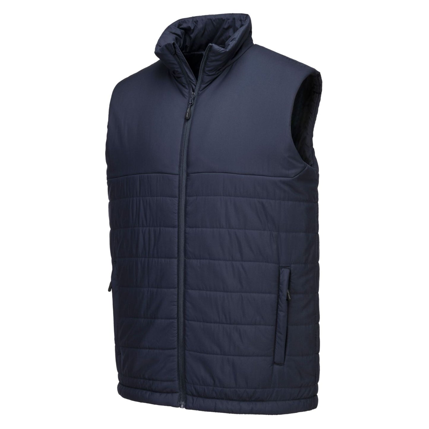 Portwest Klassieke Regenkleding Bescherming Tegen Alle Weersomstandigheden Gilet S606 professioneel gevoerd baffle donker marineblauw(NV)