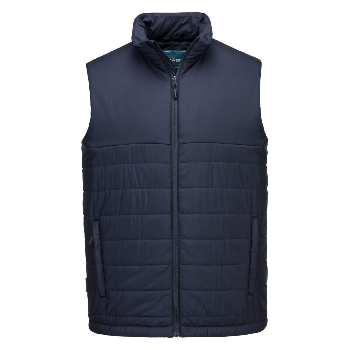 Portwest Klassieke Regenkleding Alle Weersomstandigheden Gilet S606 professioneel gevoerd baffle donker marineblauw(NV)