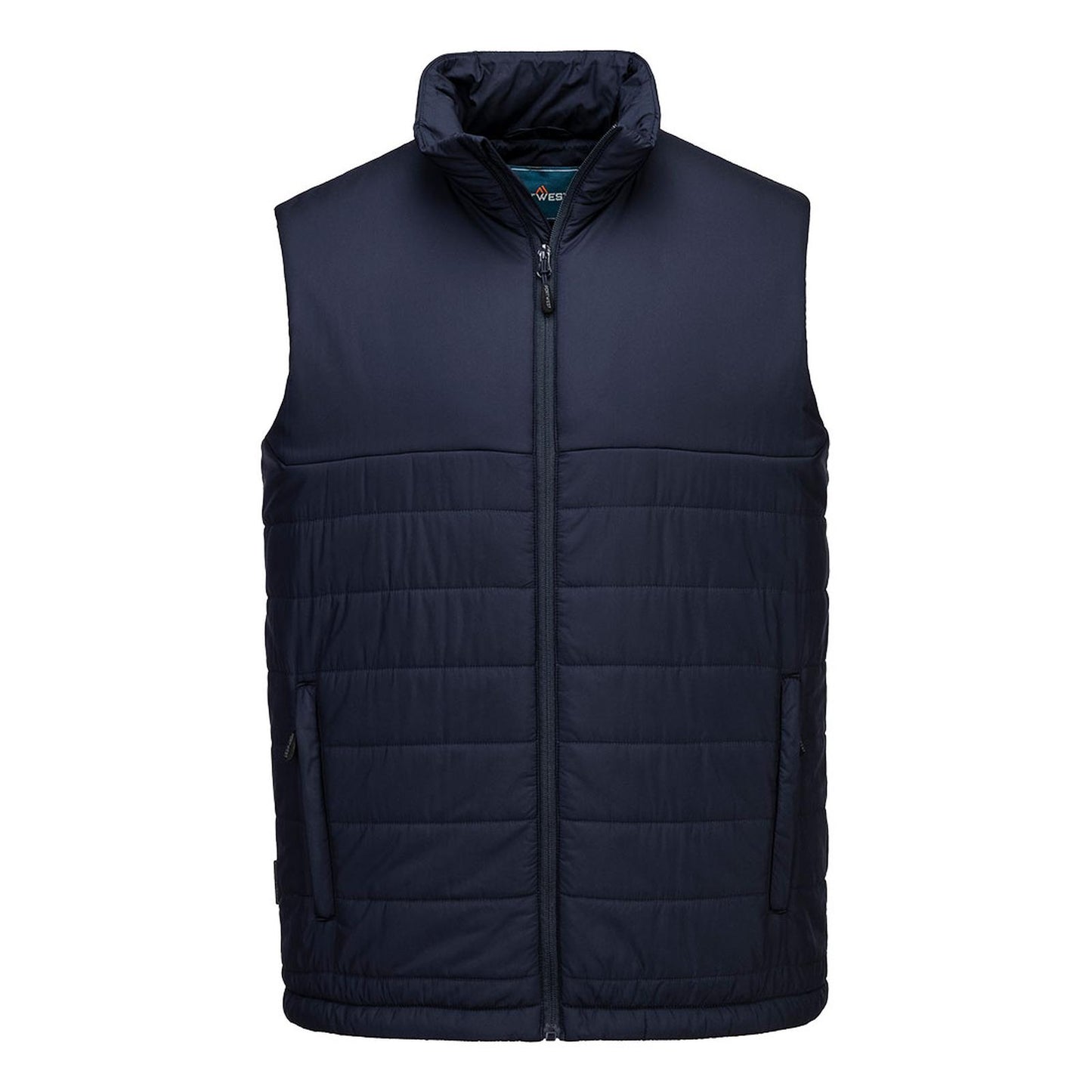 Portwest Klassieke Regenkleding Bescherming Tegen Alle Weersomstandigheden Gilet S606 professioneel gevoerd baffle donker marineblauw(NV)