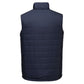 Portwest Klassieke Regenkleding Alle Weersomstandigheden Gilet S606 professioneel gevoerd baffle donker marineblauw(NV)