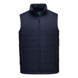 Portwest Klassieke Regenkleding Alle Weersomstandigheden Gilet S606 professioneel gevoerd baffle marineblauw(NV)