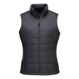 Portwest Dames regenkleding Bescherming Tegen Alle Weersomstandigheden Gilet S607 professioneel dames gevoerd baffle metaalgrijs(MG)