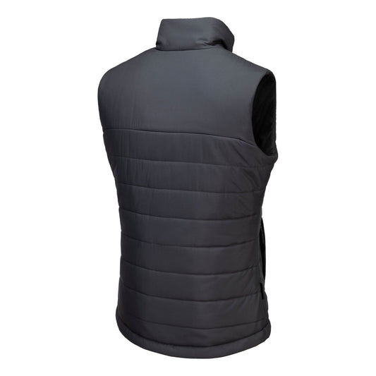 Portwest Dames regenkleding Alle Weersomstandigheden Gilet S607 professioneel dames gevoerd baffle metaalgrijs(MG)