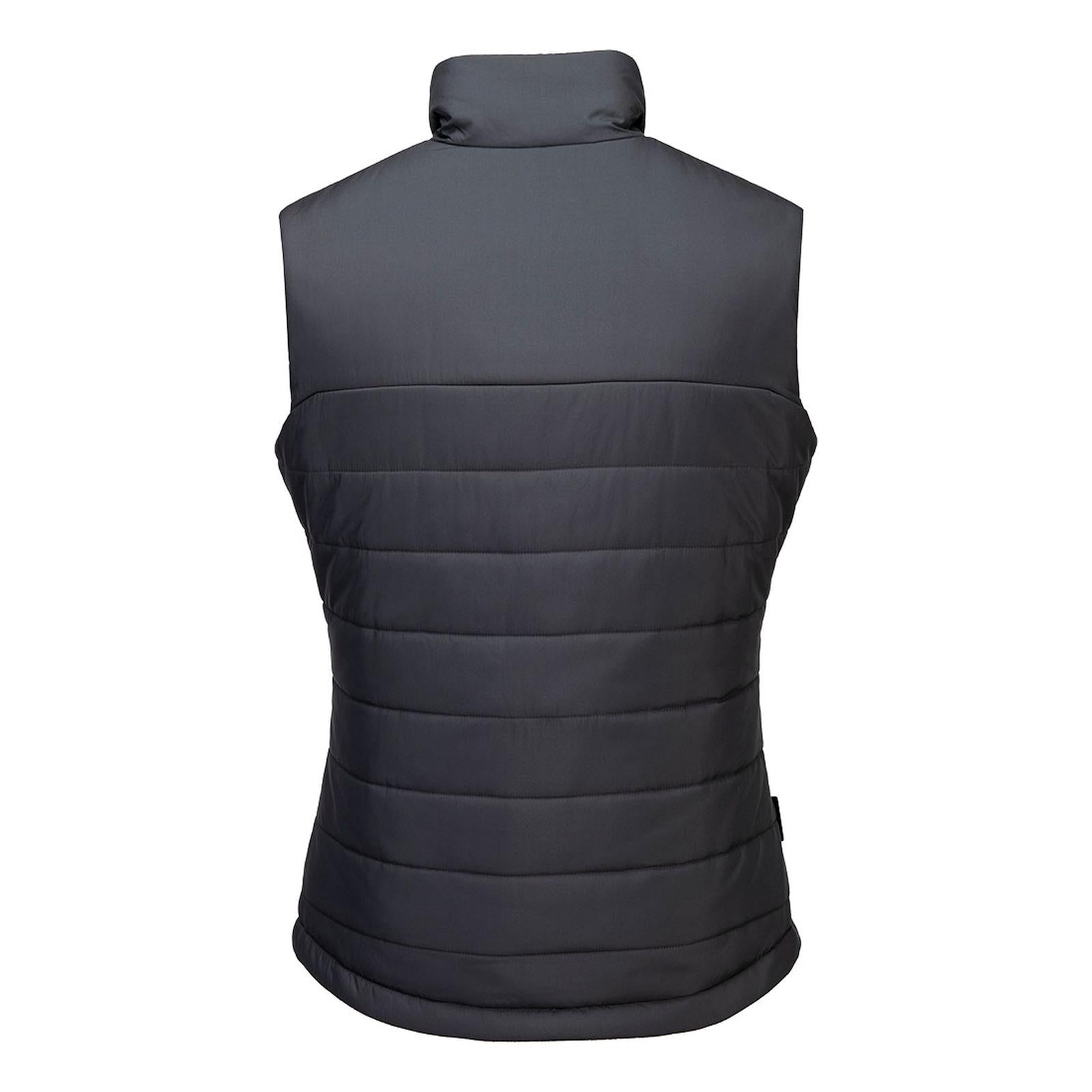 Portwest Dames regenkleding Bescherming Tegen Alle Weersomstandigheden Gilet S607 professioneel dames gevoerd baffle metaalgrijs(MG)